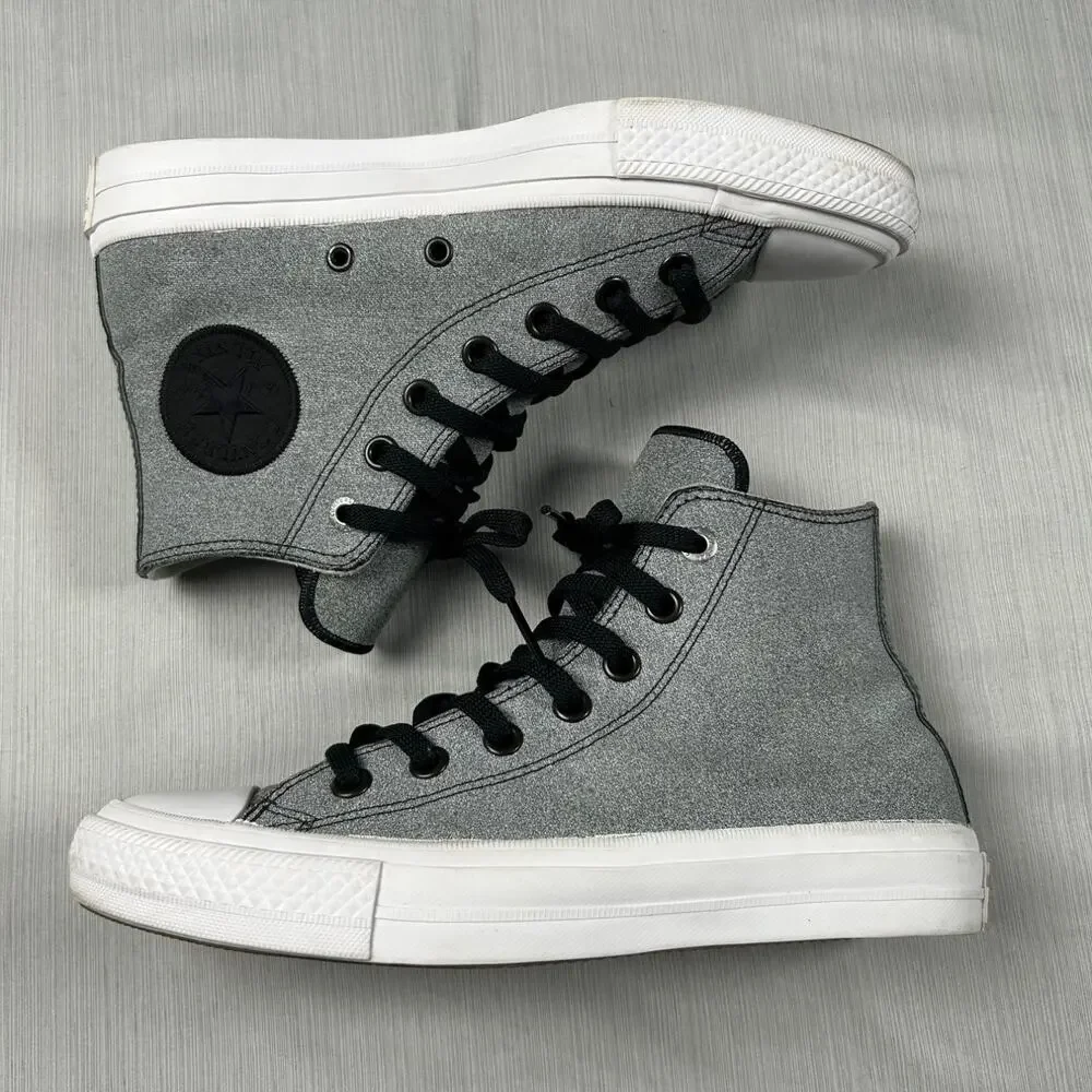 Converse Chuck Taylor All Star II Womens Size 8 Gray Athletic Lunarlon Sneakers